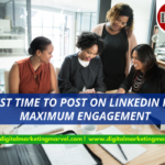 best time to post on linkedin​