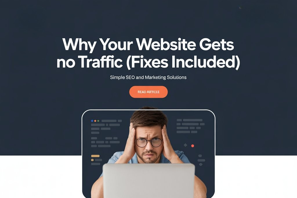 why your website gets no traffic