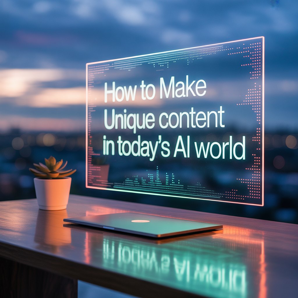 unique content in todays ai world